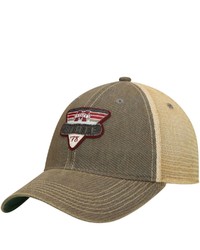 LEGACY ATHLETIC Gray Mississippi State Bulldogs Legacy Point Old Favorite Trucker Snapback Hat