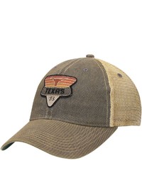 LEGACY ATHLETIC Gray Texas Longhorns Legacy Point Old Favorite Trucker Snapback Hat