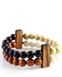 Domo Beads Natural Double Bracelet