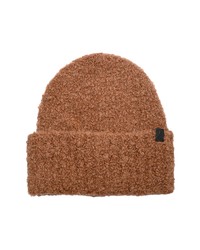 AllSaints Teddy Cuffed Beanie In Butterscotch At Nordstrom