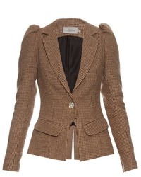 Preen by Thornton Bregazzi Charles Hounds Tooth Single Breasted Blazer