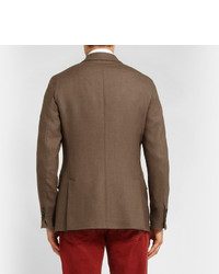 Façonnable Faconnable Unstructured Wool Hopsack Blazer