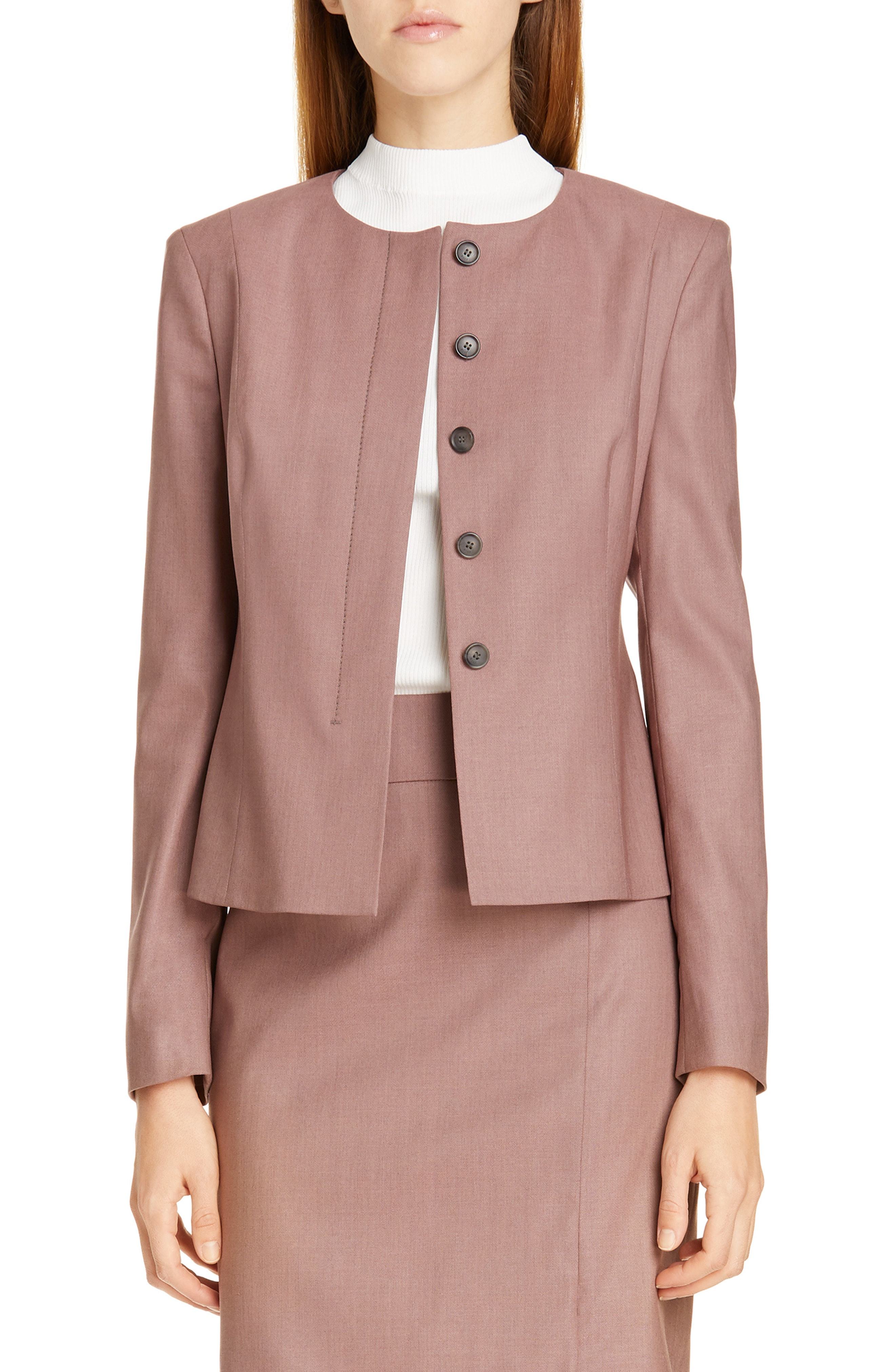 petite wool suit jackets