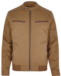 River Island Brown Casual Bomber Jacket
