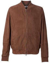 Brunello Cucinelli Perforated Bomber Jacket