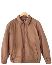 Chaps Microsuede Bomber Jacket