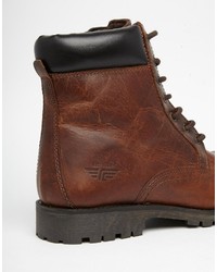 Red Tape Chunky Sole Boots