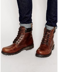 Red Tape Chunky Sole Boots