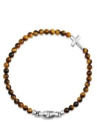 David Yurman Spiritual Beads Cross Station Bracelet