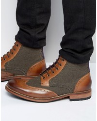 Ted Baker Sealls Wool Mix Brogue Boots