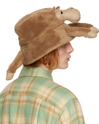 Doublet Brown Stuffed Animal Fur Hat