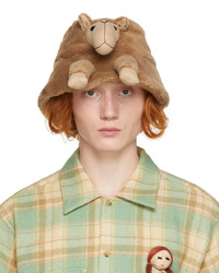 Doublet Brown Stuffed Animal Fur Hat