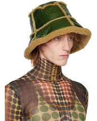 Jean Paul Gaultier Green The Laminated Bucket Hat