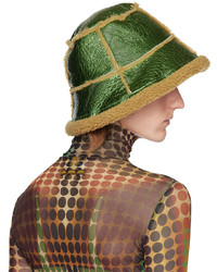 Jean Paul Gaultier Green The Laminated Bucket Hat