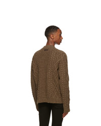 DSQUARED2 Brown Knit Canadian Sweater