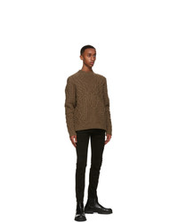 DSQUARED2 Brown Knit Canadian Sweater