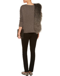 Alice + Olivia Cable Knit Wool Sweater