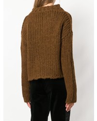 Uma Wang Knitted Round Neck Sweater