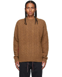 Moncler Tan Mohair Alpaca Sweater