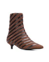 Sonia Rykiel Striped Ankle Boots