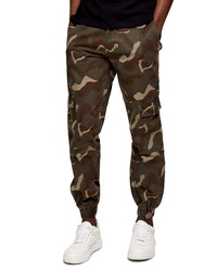 Topman Camouflage Cargo Pants