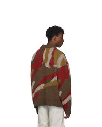 Han Kjobenhavn Brown And Multicolor Bulky Sweater