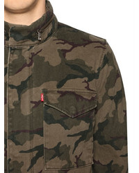 Levi's Camouflage Cotton Canvas Field Jacket