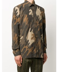 Tom Ford Camouflage Print T Shirt
