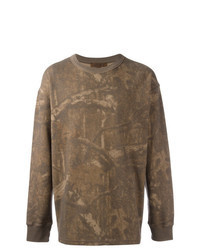 Brown Camouflage Long Sleeve T-Shirt