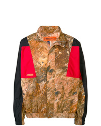 Brown Camouflage Shirt Jacket