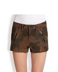 Brown Camouflage Shorts