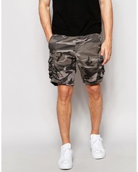 Selected Homme Camo Cargo Shorts