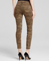 J Brand Jeans Photo Ready Mid Rise Cropped Skinny In Camo