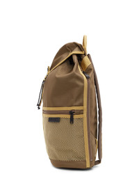 Master-piece Co Brown And Tan Swish Backpack