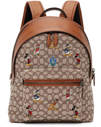 Coach 1941 Brown Off White Disney Edition Charter Backpack
