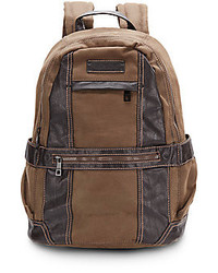 Marc New York Lindburgh Cotton Faux Leather Backpack