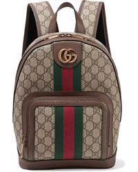 Gucci Ophidia Small Textured Med Printed  Canvas Backpack