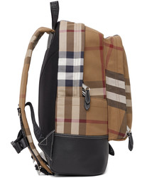 Burberry Tan Check Jack Backpack