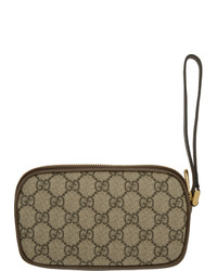 Gucci Brown Gg Ophidia Pouch