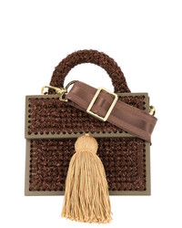 711 0copacabana Small Woven Handbag