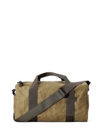 Brown Canvas Duffle Bag