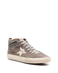 Golden Goose Mid Star Distressed Effect Sneakers