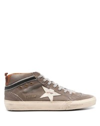 Golden Goose Mid Star Distressed Effect Sneakers