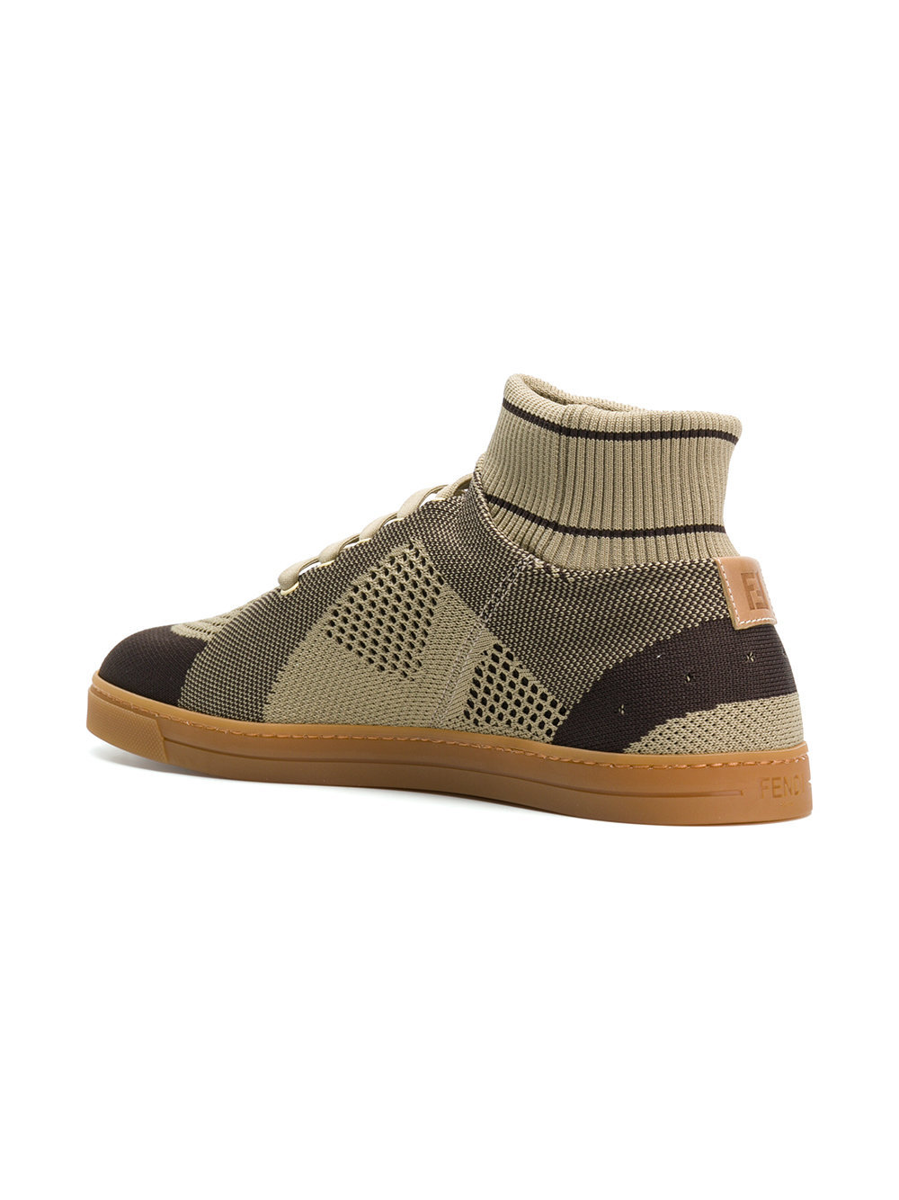 Fendi Technical Knit Slip On Sneakers, $552 | farfetch.com | Lookastic