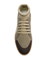 Fendi Technical Knit Slip On Sneakers