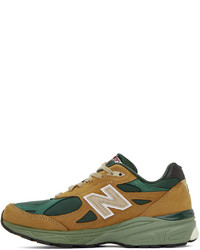 New Balance Tan Made In Usa 990v3 Sneakers
