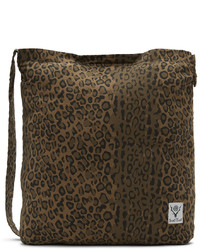 South2 West8 Brown Leopard Book Messenger Bag
