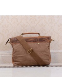 Eazo Messenger Bag In Brown