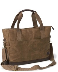 Old Navy Waxed Canvas Messenger Bag For