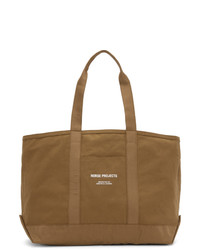 Norse Projects Brown Canvas Stefan Tote